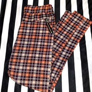 🖤Orange Plaid Punk Pants🖤